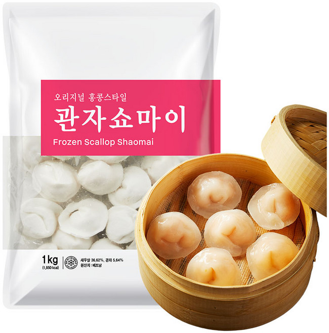 세미원푸드 관자쇼마이 1kg(25g x 40ea), 1kg, 1개