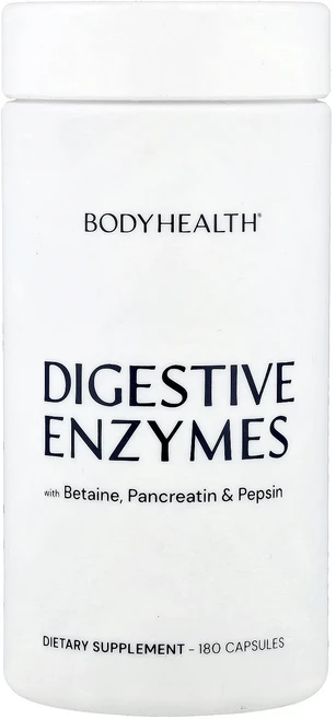 새해 첫좋은선물 BodyHealth 베타인 판크레아틴 및 펩신 함유 소화 효소 캡슐 180정 제대로 할인합니다, BodyHealth베타인판크레아틴및펩신함유소화효소캡슐1, 1개 - 쿠팡
