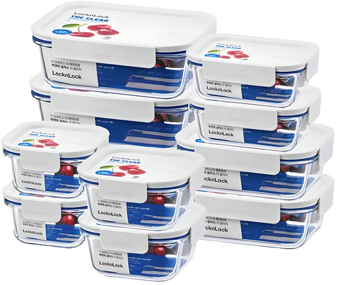 락앤락 더 클리어 밀폐용기세트, 2세트, 밀폐용기 5종