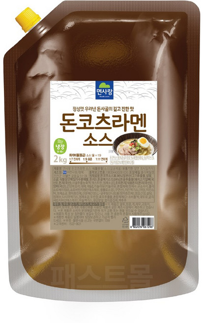 면사랑 돈코츠라멘소스 2kg, 1개
