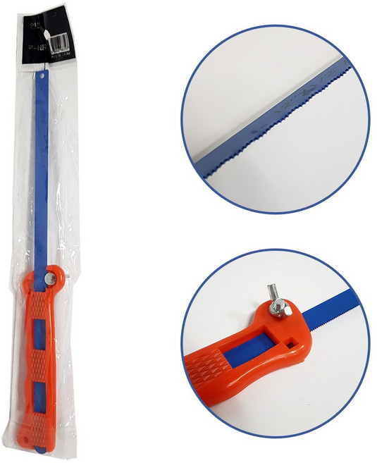 현진 미니톱(대) 작은톱 실톱 목공 목재 쇠톱 휴대용, 1개