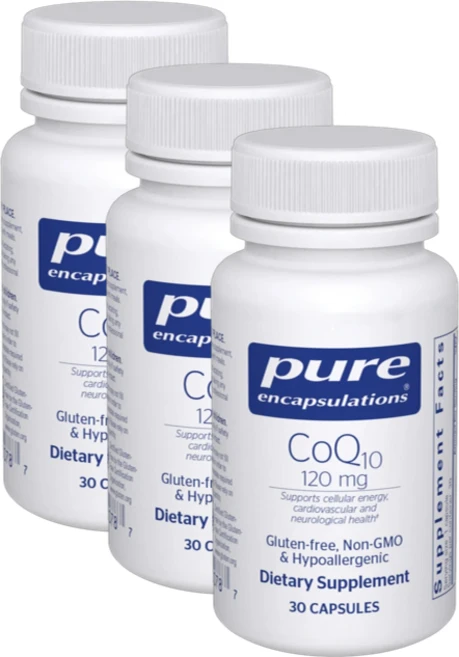 퓨어인캡슐레이션 코큐텐 CoQ10 120mg, 3개, 30정 - 쿠팡