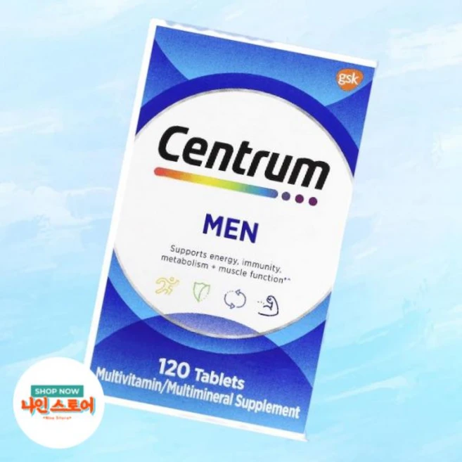 Centrum 남성 종합비타민 120정, 65 개, 1개 - 쿠팡