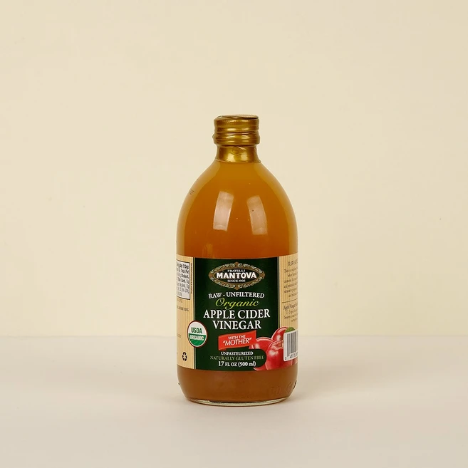 만토바 애플 사이다 비니거, 1개, 500ml - 쿠팡