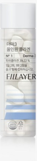 큐라에스 더마3 콜라겐 올인원 콜라겐 뮤신 연어DNA, 120정, 1개