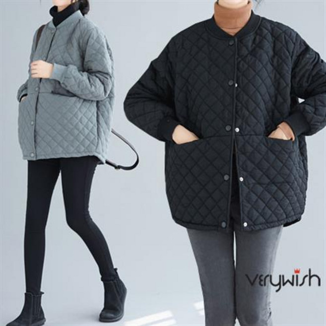 뉴욕멋쟁이 여성겨울패딩 선셋 깔깔이 여성패딩