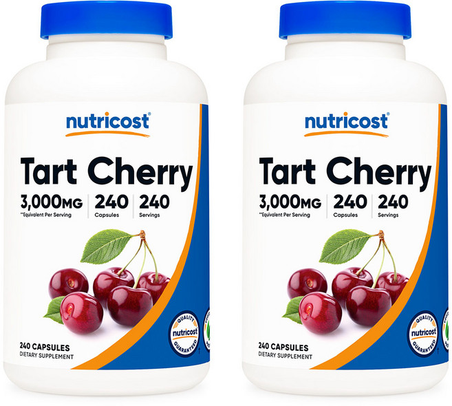 뉴트리코스트 타트체리 3000mg 240캡슐, 240정, 2개
