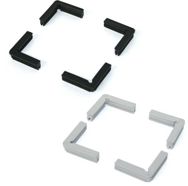 방충망 부속 부자재 건구 코너가드 셀프 수리 교체 부품, 방충망 건구세트, 블랙, 4개입