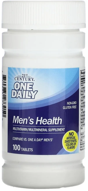 21st Century 원 데일리 남성 건강 100정, 1개 - 쿠팡