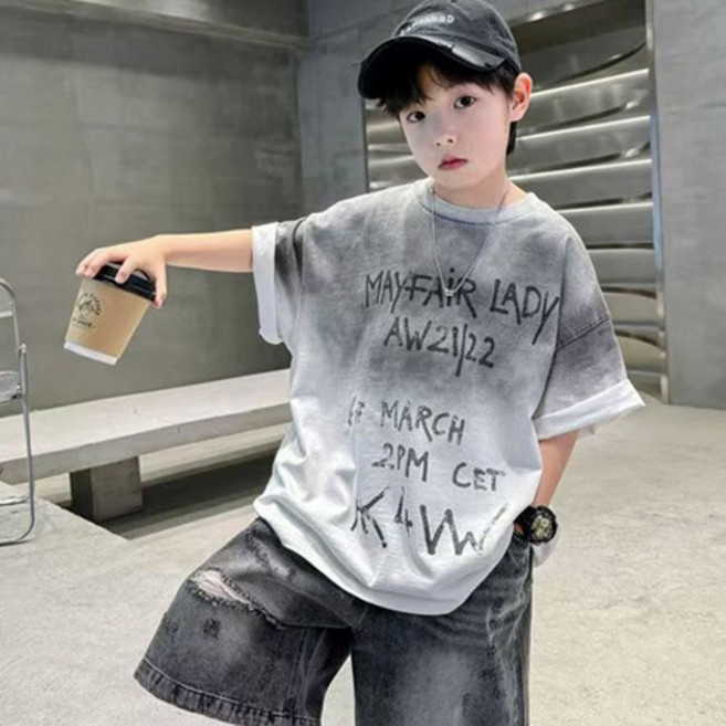 마치레터링 반팔티