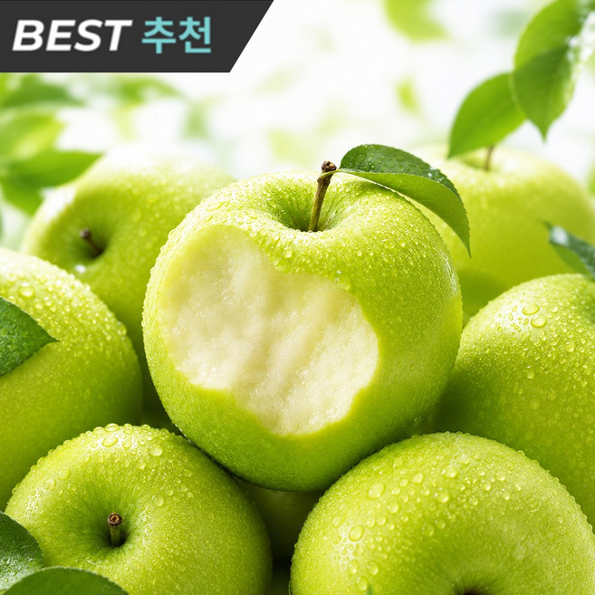 [50박스한정] 당일수확 청사과 썸머킹 아오리사과, 1박스, 2kg (중대과 7~9과)