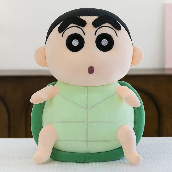 蠟筆小新 公仔毛絨玩具 搞怪變裝 小新 陪睡娃娃 抱枕, 烏龜款,22cm, 1個