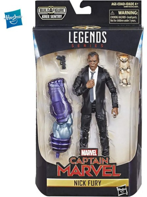재고 오리지널 하스브로 마블 레전드 시리즈 빌드 피규어 크리 센트리 닉 인치 소장 액션