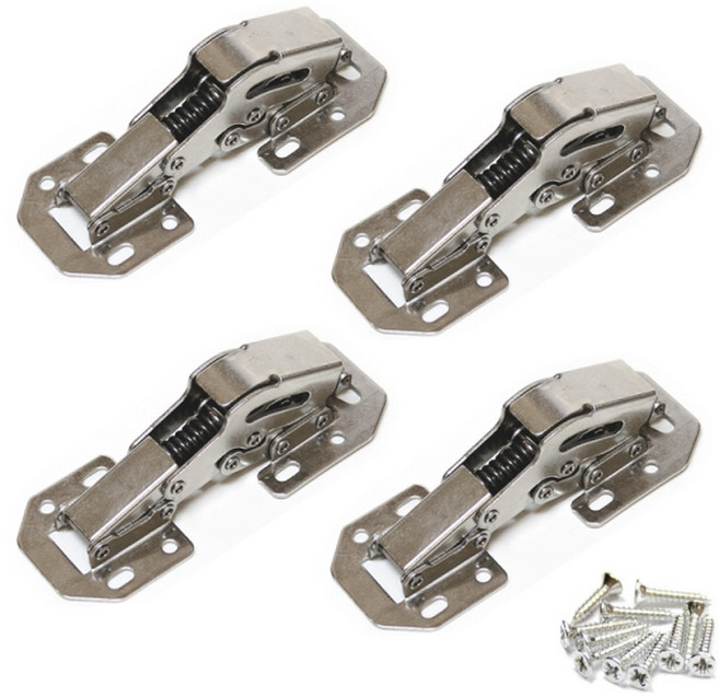 아이베란다 댐퍼 무타공 경첩 싱크대 장농 거실장용 42X110, 4개