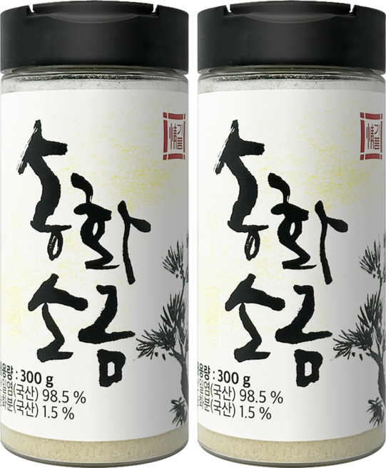 암웨이 송화소금 천일염 덜짠 정기품 몸에 좋은 송화분 600G, 1개