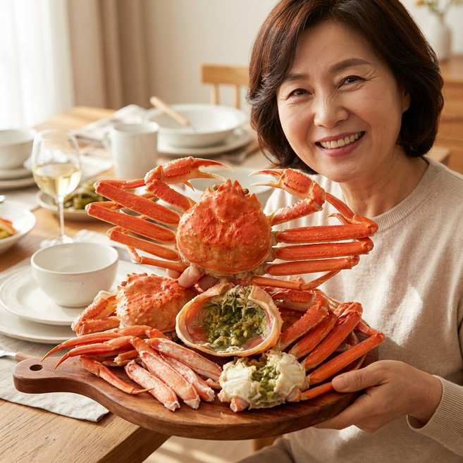 [다정한홍게] 선주직송 수율90%보장 박달홍게 품질보증, 1박스, 5kg (박달홍게 15~16미) 수율90%