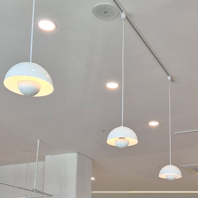 인라이프조명 ID-393 300파이 LED 8W일체 갓 카페 예쁜 식탁등 식당 인테리어 레일조명 줄 펜던트, 레일형 펜던트, 1개