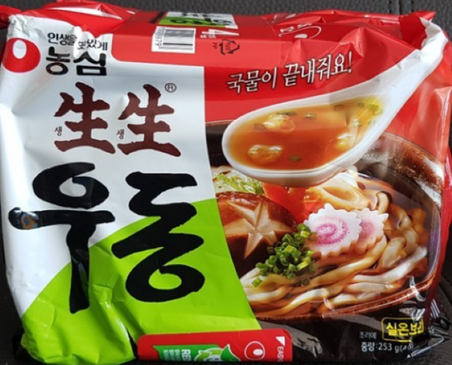 농심 고시원 자취템 야식 생생우동봉지(253gX1) pc방 만화방 해장, 253g, 11개