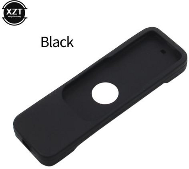 Apple TV 4K 4세대 Siri 컨트롤러 보호대용 실리콘 원격 제어 케이스 충격 방지 미끄럼 방지 보호 커버, 1개, 5. Black