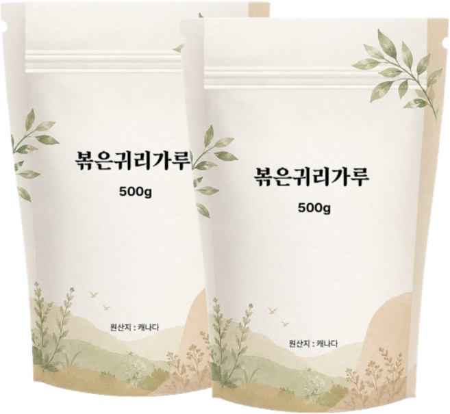 볶은 귀리가루 100% 귀리분말 대용량 오트밀 식이섬유, 2개, 500g