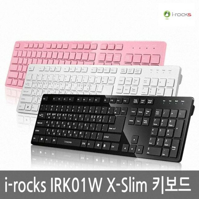 ¶⊙핫딜_A+ i rocks IRK01W 키보드 (oZ*u‡) X Slim 키보드, GuruM™ IRK01W_블랙_GuMa™