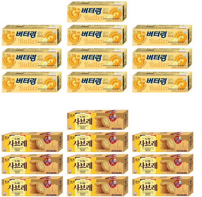 버터링골드65g 10p+ 사브레84g 10p, 149g, 10세트