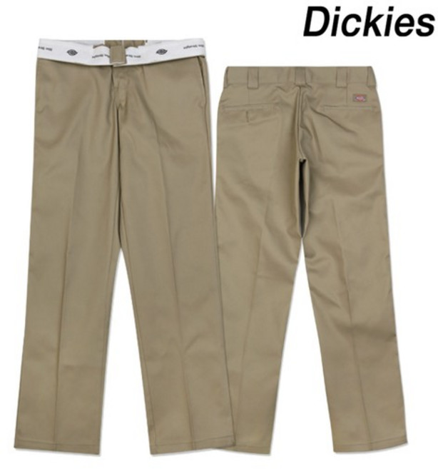 디키즈 면바지 873 슬림핏 스트레이트 워크팬츠 카키 873KH