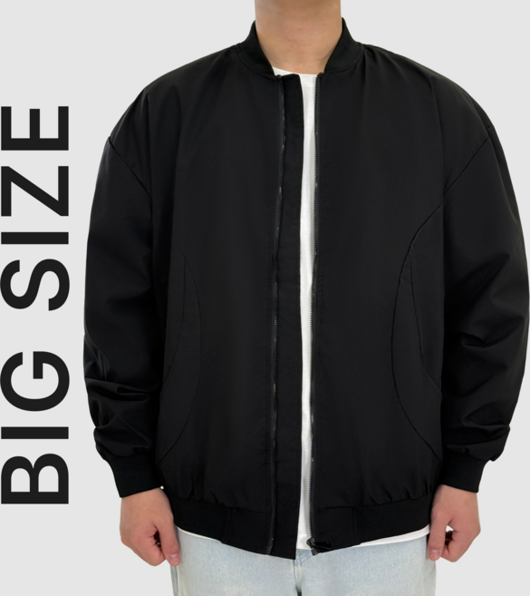 4XL 비크네 오버핏 블루종 항공 점퍼