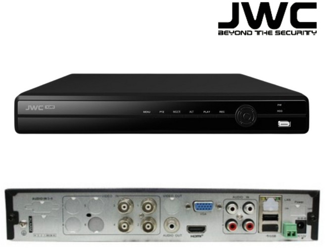 JWC CCTV 녹화기 500만화소 JDO-4005 4채널 DVR, 1개