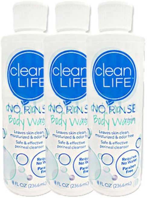 노린스 바디워시x3개 물없이 목욕 환자 간병 목욕용품, 236.6ml, 3개 - 쿠팡