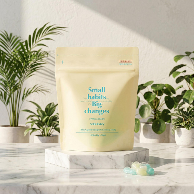 소소이지 이지 캡슐 세제 플로럴 머스크, 2개, 30개입