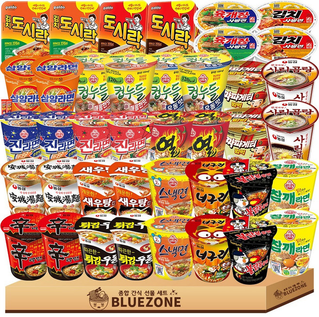 인기소컵라면 육개장2 신2 짜파2 튀김우2 새우탕2 안성2 너굴2 진매2 진순2 스낵2 참깨2 열2 누들매2 누들우2 불닭2 곰탕2 삼양2 도시락2 김치도2 김치사발2, 1박스