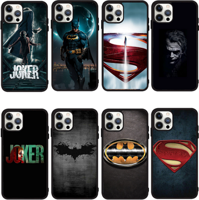 슈퍼맨 배트맨 조커 어린이선물 black범퍼케이스 A30 아이폰11프로 아이폰12 아이폰12미니 제트플립3 제트플립4 G525 신비폰2 갤럭시버디2 M23 A25