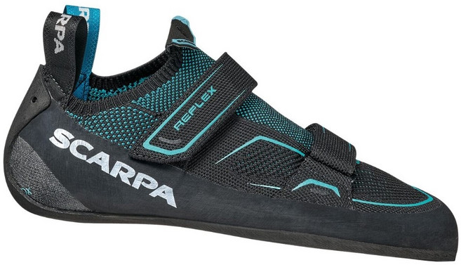 [SCARPA] 여성 클라이밍 슈즈 Reflex V 통기성 니트 벨크로 스트랩 암벽화 실내 편안한 착화감