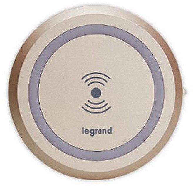 르그랑 빌트인콘센트 USB 무선충전 회전콘센트 가구/책상/식탁/주방 매립콘센트, RM5. 원형_콘센트2구+USB+무선충전(샴페인골드), 1개