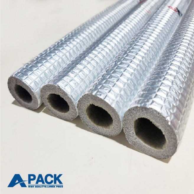 에이팩 파이프 배관 수도 동파방지 보온커버 단열재 보온재 25mm x 1m, 4개