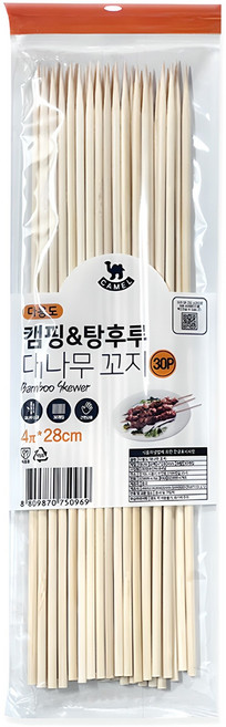 영수산업카멜 대나무 꼬지 28cm, 1개, 30개입