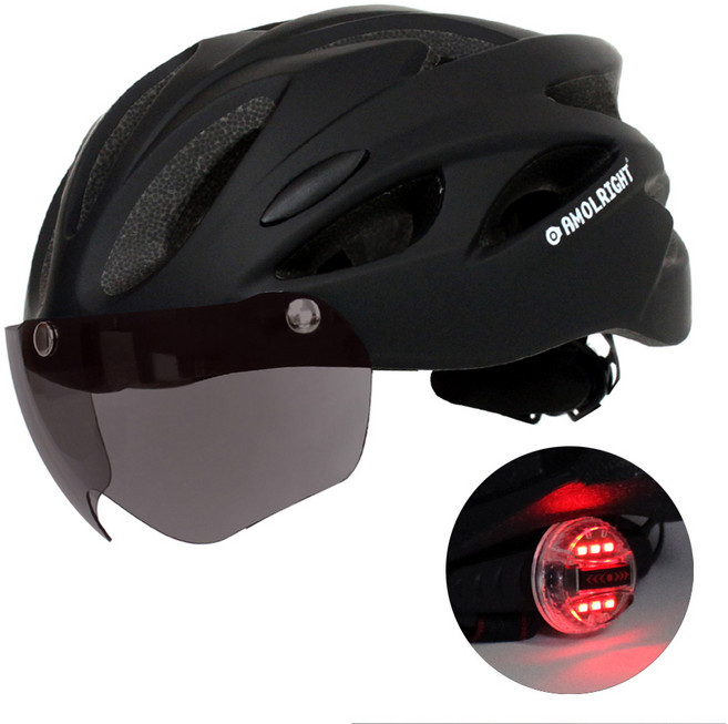 애몰라이트 헬멧 AMH-01-25, 블랙(무광), 1개