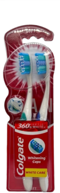콜게이트 360 옵틱화이트 칫솔, 2개입, 1개 - 쿠팡