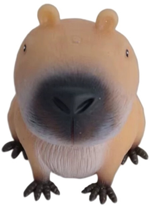 卡皮巴拉捏捏樂 水豚君造型解壓玩具 發洩球, 1個