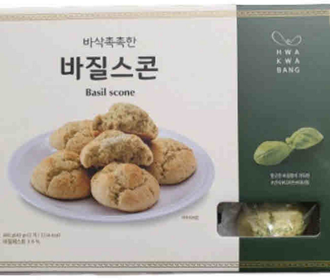 화과방 바질스콘 40gx12개, 40g, 12개