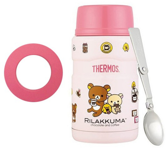 THERMOS 膳魔師 燜燒罐 拉拉熊下午茶篇 720ml SK3021RM (送膠圈) 食物罐 保溫罐, 1個