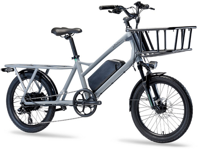 2025 알톤 알마타C20 500W 48V 20Ah 배달용 eMTB 전기 자전거, 매트 블루 그레이, 알루미늄 합금