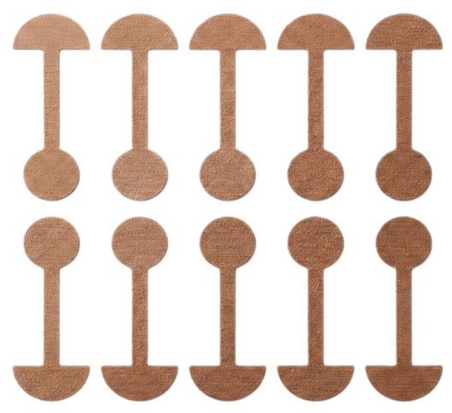 DEEPSUN 콧볼 축소 전용 패드 편안하고 통기성 MAX, 30세트, 베이지-빅 사이즈