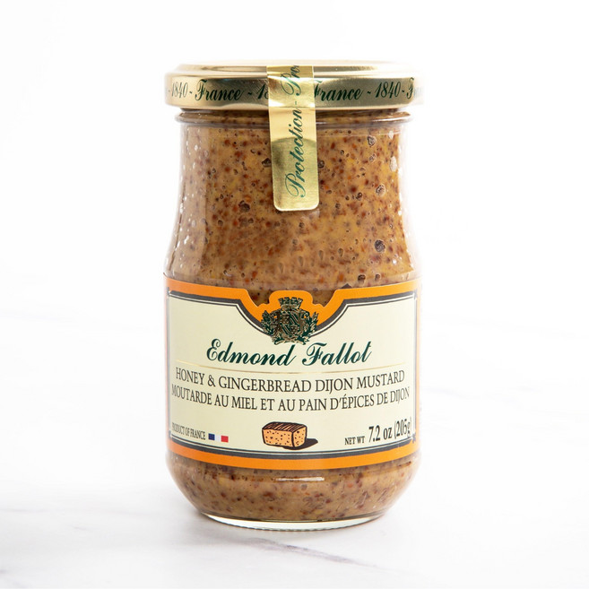 에드몽 팔로 허니 & 진저브레드 디종 머스타드 (198.45g) Edmond Fallot Honey & Gingerbread Dijon Mustard (7 ounce), 1개