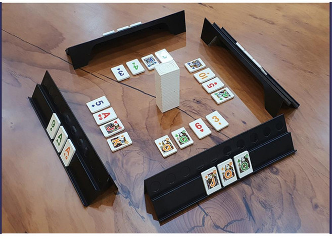 어린이장난감 큐브게임 보드게임 숫자 놀이 가족게임 보드놀이 카드 저학년, 혼합색상, 1개