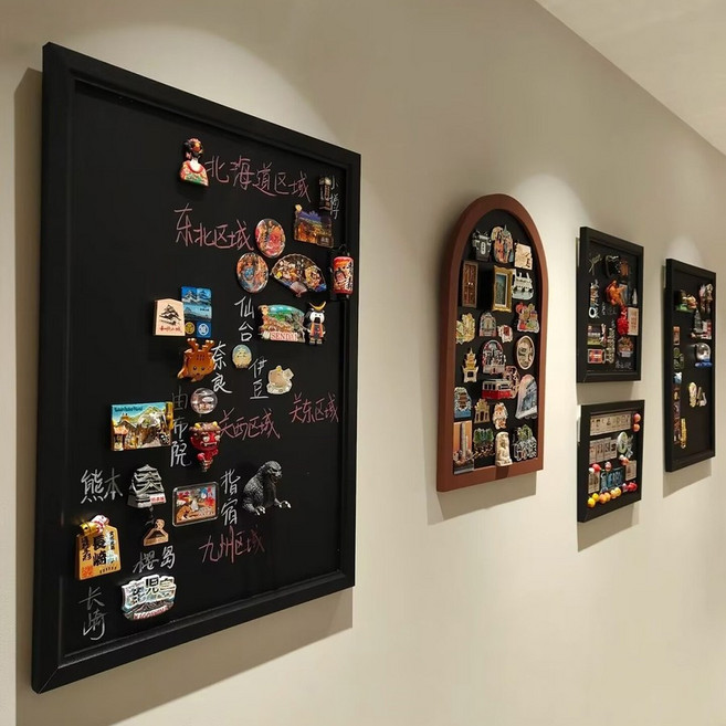 여행마그넷보드 지도 자석판 지도마그넷 벽에붙히는자석보드 해외여행마그넷 자석보드판, 호두  40x60