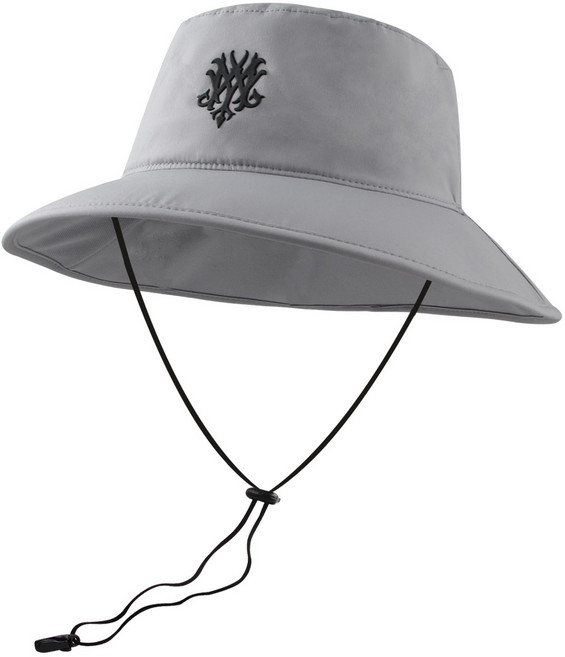 MQUM 남성 빅사이즈 골프모자 벙거지 대두 머리 큰 사람 햇빛 자외선 차단 챙넓은 남자 버킷햇 기능성양말 캡가드 모자케이스구성, 그레이