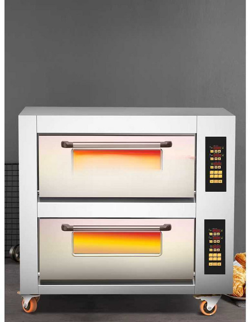 전기 데크오븐 화덕 간택기 업소용 식당 그릴, 2단  오븐 (디지털)