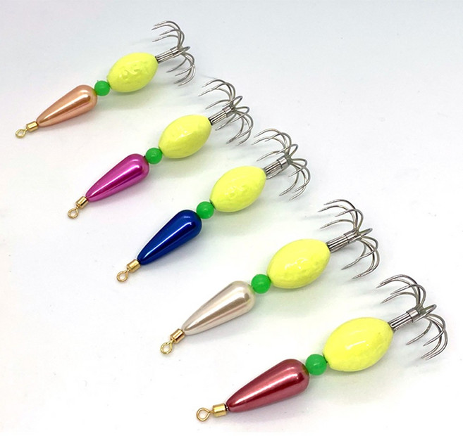 UST 야광애자 쭈꾸미 문어 킬러 스피드애자2 (6개입) 스피드애자 55g(6개입)